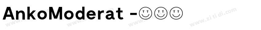 AnkoModerat 字体转换